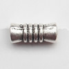 Tube Zinc Alloy Jewelry Findings Lead-free 9x4mm hole=1.5mm Sold per pkg of 1500