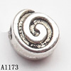 Twist Zinc Alloy Jewelry Findings Lead-free 8x9x5mm hole=2mm Sold per pkg of 800