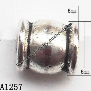 Zinc Alloy Jewelry Findings Lead-free 6x6mm hole=2mm Sold per pkg of 1500