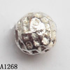 Round Zinc Alloy Jewelry Findings Lead-free 5mm hole=1mm Sold per pkg of 2000