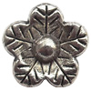 Flower Zinc Alloy Jewelry Findings Lead-free 12mm hole=2mm Sold per pkg of 700