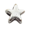 Star Zinc Alloy Jewelry Findings Lead-free 6mm hole=1.5mm Sold per pkg of 4000