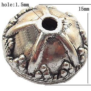 Zinc Alloy Jewelry Findings Lead-free 14x15mm hole=1.5mm Sold per pkg of 150
