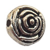 Flower Zinc Alloy Jewelry Findings Lead-free 7mm hole=1mm Sold per pkg of 1500