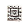 Square Zinc Alloy Jewelry Findings Lead-free 6mm hole=1mm Sold per pkg of 1500