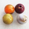 Solid Acrylic Beads, Mix color Round 20mm hole:3mm, Sold by Bag