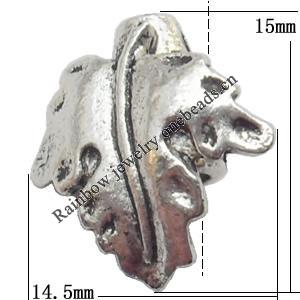 Lead-Free Zinc Alloy Jewelry Findings 15x14.5mm hole=1.5mm Sold per pkg of 400