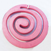 Imitate Wood Acrylic Beads, 38mm, Sold by Bag
