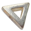Triangle Lead-Free Zinc Alloy Jewelry Findings 14x12mm hole=1mm Sold per pkg of 500