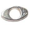 Tibetan Lead-Free Zinc Alloy Jewelry Findings 5.5x9.5mm hole=1mm Sold per pkg of 2000