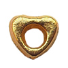 Tibetan Heart Lead-Free Zinc Alloy Jewelry Findings 5.5x4.5mm hole=1mm Sold per pkg of 5000