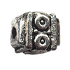 Tibetan Lead-Free Zinc Alloy Jewelry Findings 6x5mm hole=1mm Sold per pkg of 1500