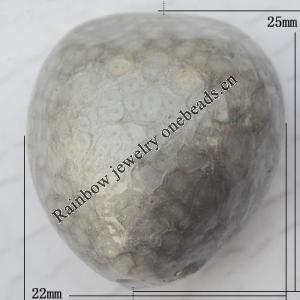 Imitate Gemstone Acrylic Beads, Teardrop 22x25mm Hole:3mm, Sold by Bag