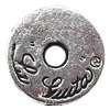 Tibetan Coin Lead-Free Zinc Alloy Jewelry Findings 13mm hole=2mm Sold per pkg of 800