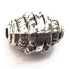 Tibetan Helix Lead-Free Zinc Alloy Jewelry Findings 10x7mm Sold per pkg of 600