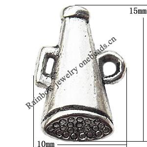Tibetan Lead-Free Zinc Alloy Jewelry Findings 15x10mm hole=1mm Sold per pkg of 800