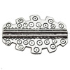 Tibetan Twist Lead-Free Zinc Alloy Jewelry Findings 34x22mm hole=2mm Sold per pkg of 150