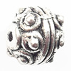 Tibetan Lead-Free Zinc Alloy Jewelry Findings 7.5x7.5mm hole=1mm Sold per pkg of 800