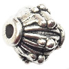 Tibetan Lead-Free Zinc Alloy Jewelry Findings 10x10mm hole=1.5mm Sold per pkg of 500