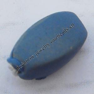 Imitate Wood Acrylic Beads, Faceted Oval 11x6mm Hole:2mm, Sold by Bag
