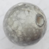 Imitate Gemstone Acrylic Beads, Round 16mm Hole:3mm, Sold by Bag