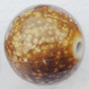 Imitate Gemstone Acrylic Beads, Round 26mm Hole:4mm, Sold by Bag