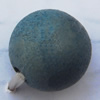Imitate Wood Acrylic Beads, Round 10mm Hole:2mm, Sold by Bag