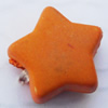 Imitate Wood Acrylic Beads, Star 12mm Hole:3mm, Sold by Bag