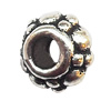 Tibetan Lead-Free Zinc Alloy Jewelry Findings 4x6mm hole=2mm Sold per pkg of 2000