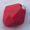 Imitate Wood Acrylic Beads, Bicone 8x7mm Hole:2mm, Sold by Bag
