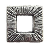 Tibetan Square Lead-Free Zinc Alloy Jewelry Findings 10x10mm Sold per pkg of 600