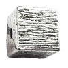 Tibetan Cube Lead-Free Zinc Alloy Jewelry Findings 8x8x8mm hole=1mm Sold per pkg of 400