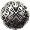 Tibetan Twist Lead-Free Zinc Alloy Jewelry Findings 17x16mm hole=2mm Sold per pkg of 150