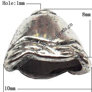 Tibetan Lead-Free Zinc Alloy Jewelry Findings 8x10mm hole=1mm Sold per pkg of 600