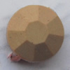 Imitate Wood Acrylic Beads, Faceted Flat Round 8x5mm Hole:0.5mm, Sold by Bag