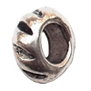 Tibetan Donut Lead-Free Zinc Alloy Jewelry Findings 3.5x8mm hole=4.5mm Sold per pkg of 1000