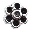 Tibetan Flower Lead-Free Zinc Alloy Jewelry Findings 8mm hole=1mm Sold per pkg of 1000