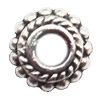 Tibetan Lead-Free Zinc Alloy Jewelry Findings 7mm hole=1mm Sold per pkg of 2000