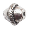 Tibetan Bicone Lead-Free Zinc Alloy Jewelry Findings 8x8mm hole=1mm Sold per pkg of 700