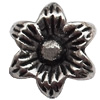 Tibetan Flower Lead-Free Zinc Alloy Jewelry Findings 12mm hole=1mm Sold by Bag