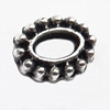 Hollow Flat Oval Lead-Free Zinc Alloy Jewelry Findings 8.5x7mm hole=1mm Sold by Bag