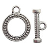 Clasp, Zinc alloy Jewelry Finding Lead-Free, Ring 15x19mm hole=2mm, Sold by KG