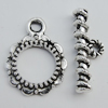 Clasp, Zinc alloy Jewelry Finding Lead-Free, Ring 16x21mm hole=2.5mm, Sold by KG