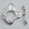 Clasp, Zinc alloy Jewelry Finding Lead-Free, Ring 27x23.5mm hole=1mm, Sold by KG