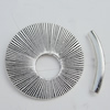Clasp, Zinc alloy Jewelry Finding Lead-Free, Ring 39mm hole=1.5mm, Sold by KG