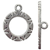 Clasp, Zinc alloy Jewelry Finding Lead-Free, Ring 15.5x19.5mm hole=1.5mm, Sold by KG