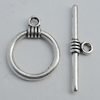 Clasp, Zinc alloy Jewelry Finding Lead-Free, Ring 19x14mm hole=1mm, Sold by KG