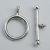 Clasp, Zinc alloy Jewelry Finding Lead-Free, Ring 18x12mm hole=1mm, Sold by KG