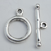 Clasp, Zinc alloy Jewelry Finding Lead-Free, Ring 19x14mm hole=1mm, Sold by KG