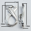 Clasp, Zinc alloy Jewelry Finding Lead-Free, Ring 20x11mm hole=3mm, Sold by KG